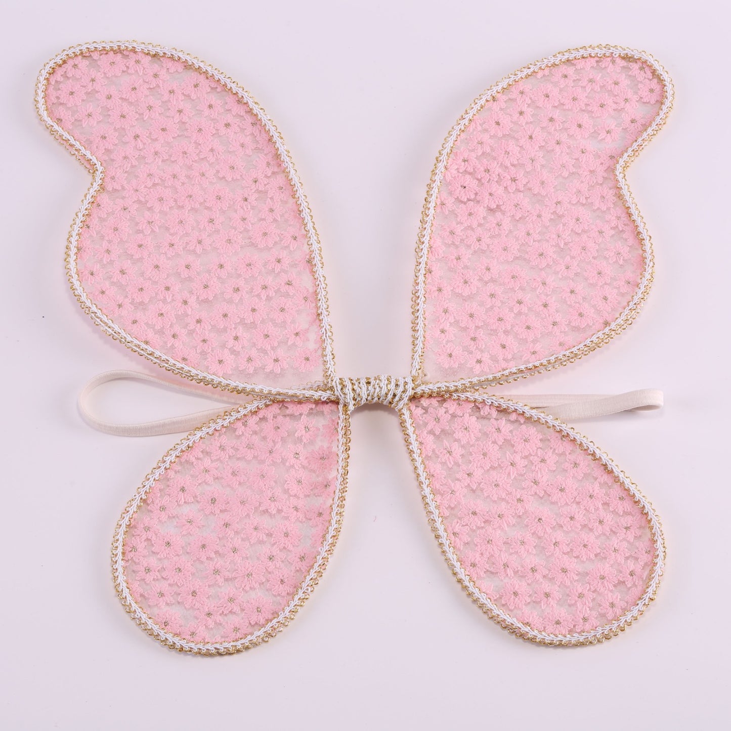 Cotton candy floral wings