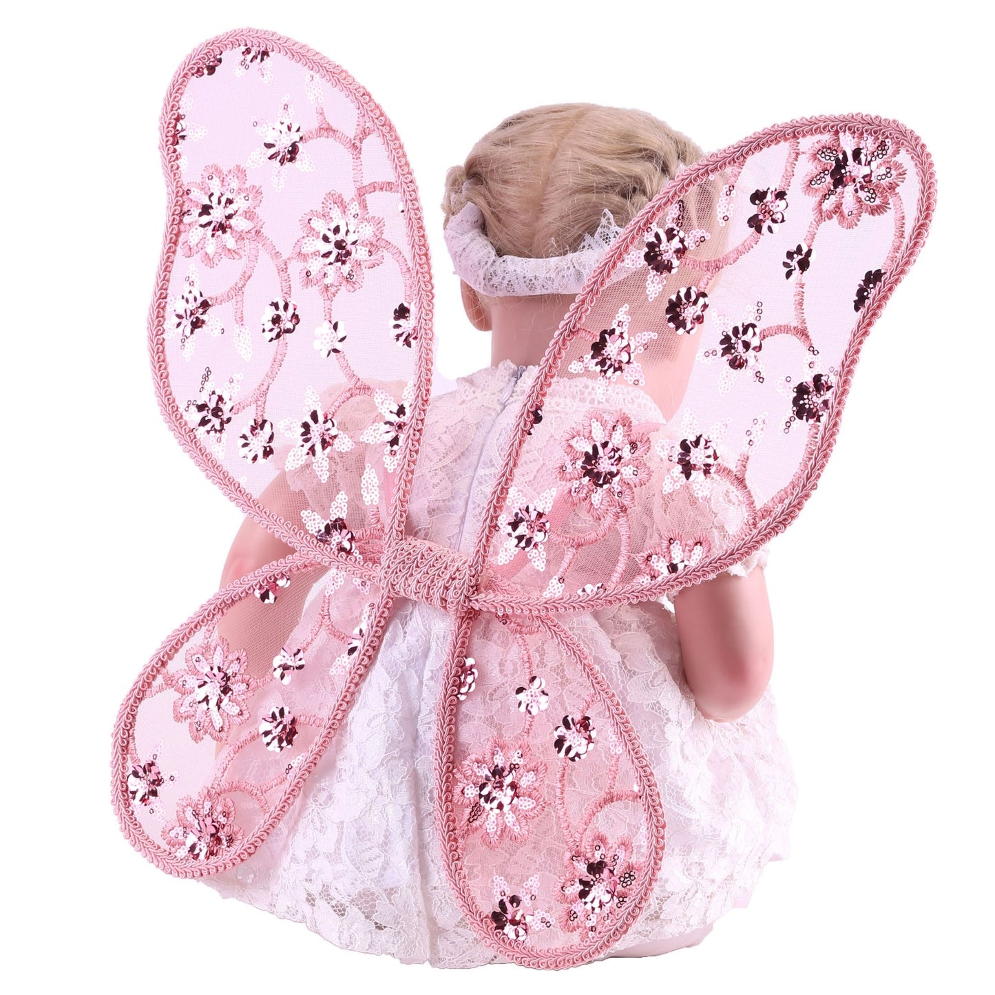 Sparkly floral wings
