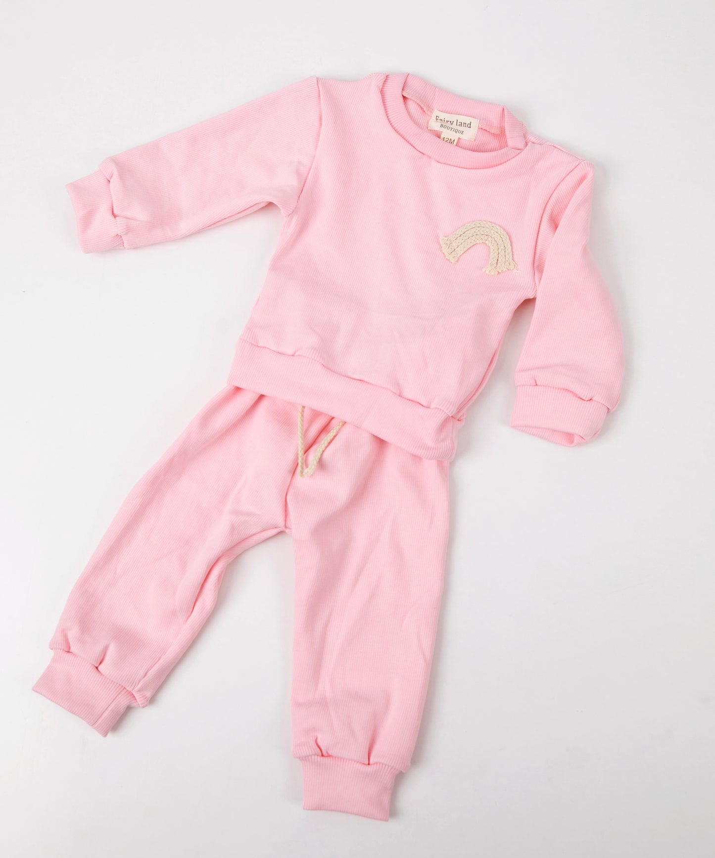 RAINBOW LOUNGE SET IN PINK