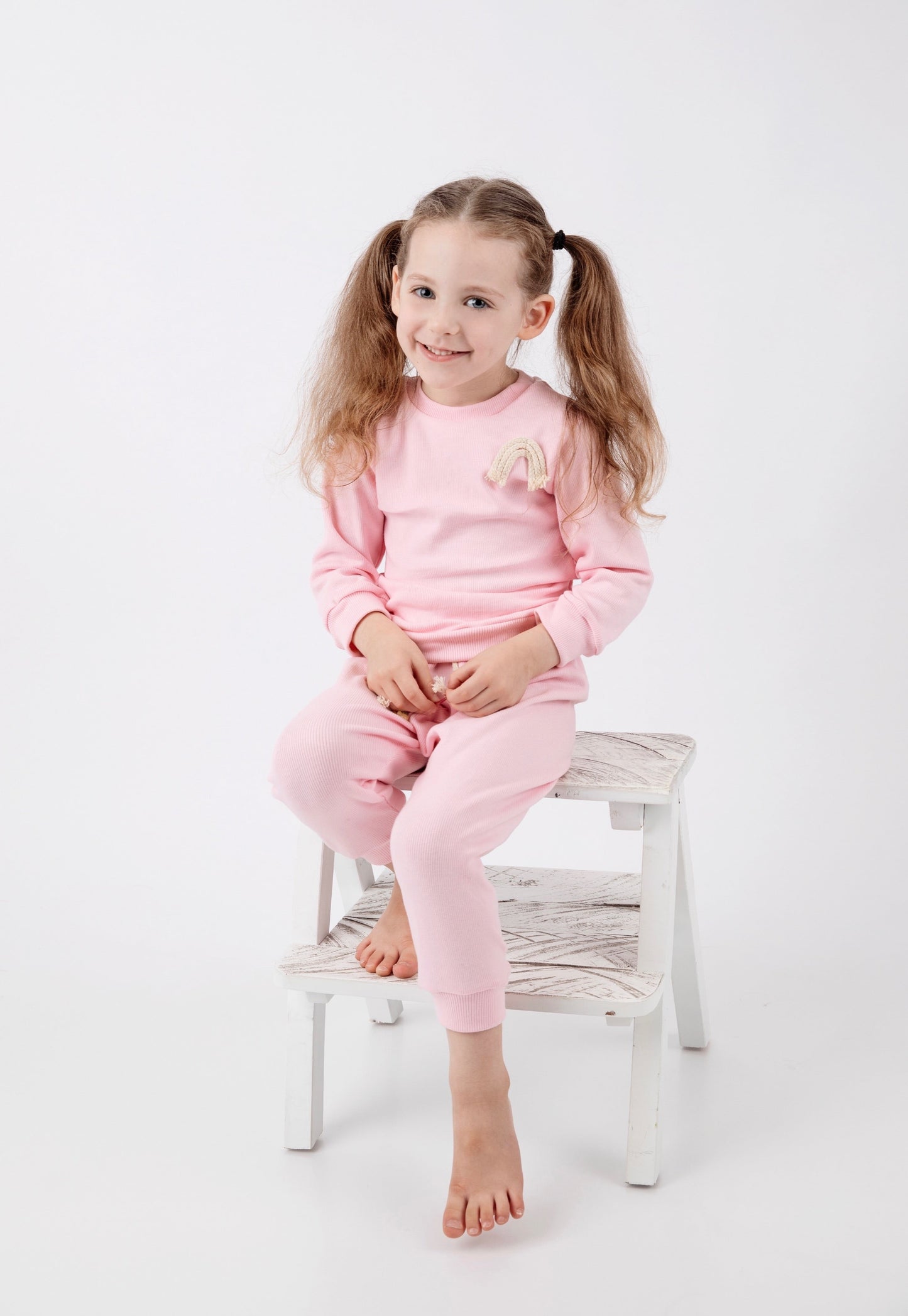 RAINBOW LOUNGE SET IN PINK