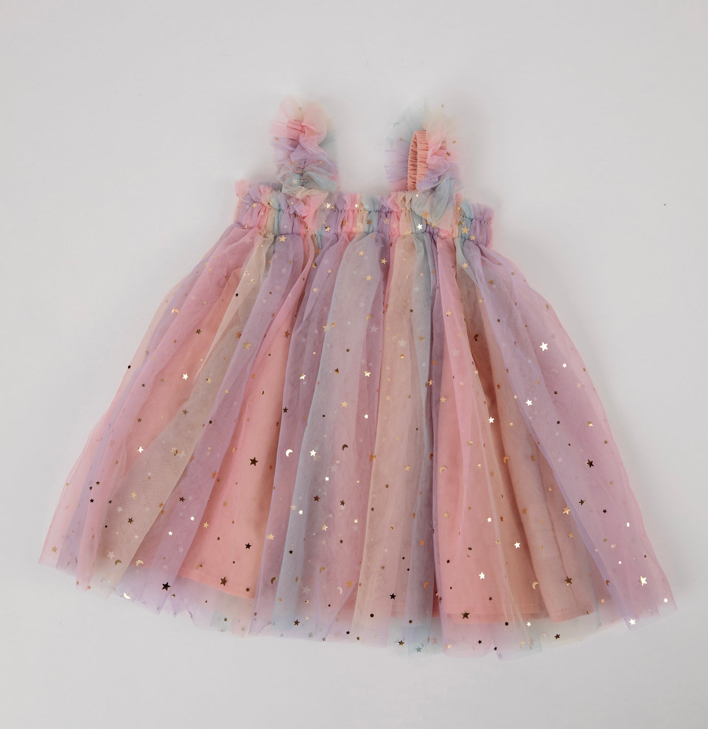 RAINBOW TULLE DRESS