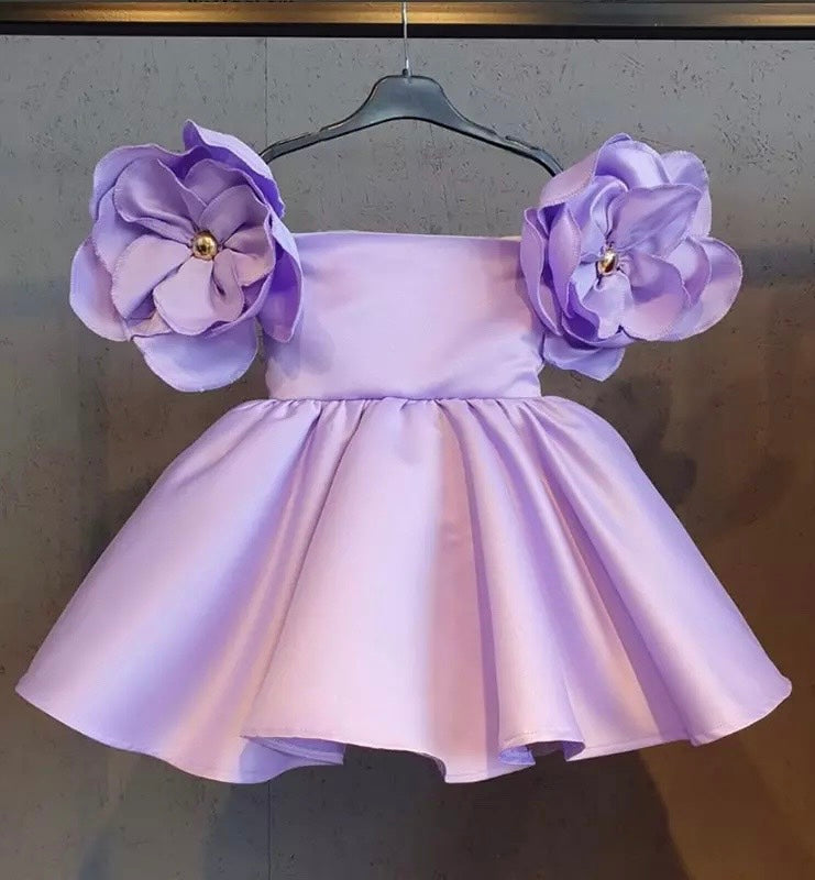 Princess floral dress - lavender
