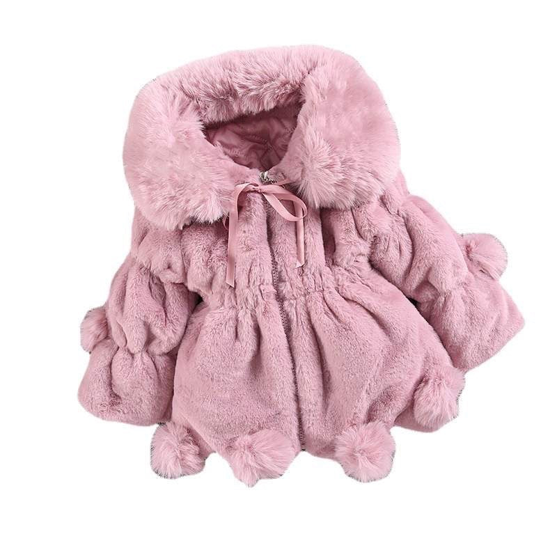 Winter coat in pink
