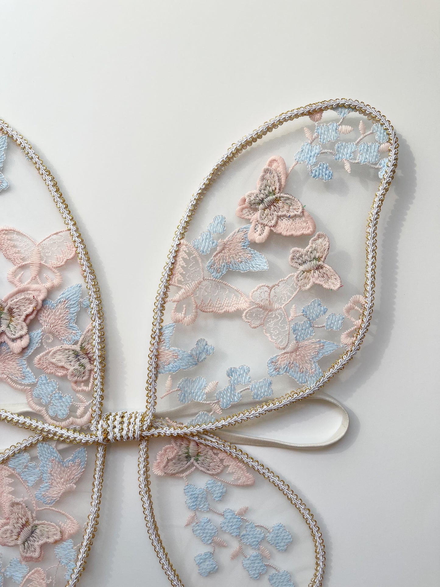 Dreamy dusty rose wings