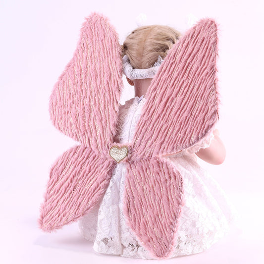 Dusty rose princess wings