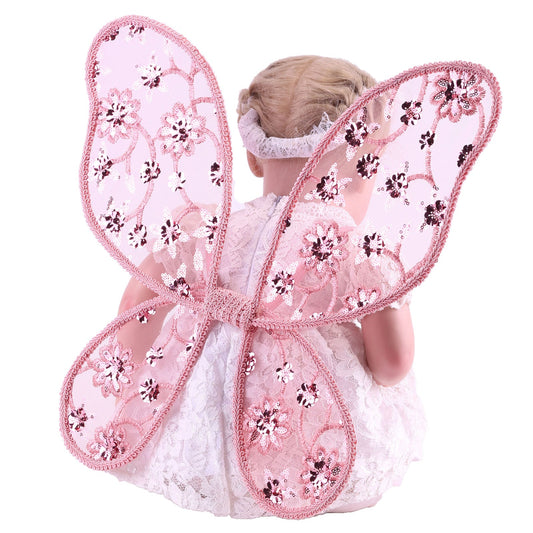 Sparkly floral wings