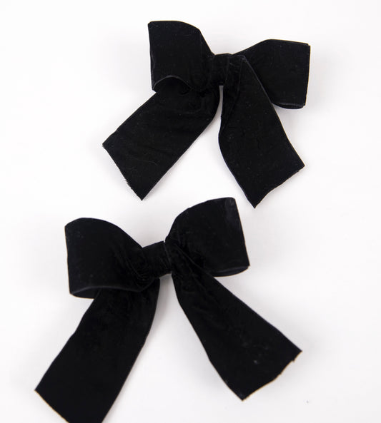 BLACK VELVET BOW