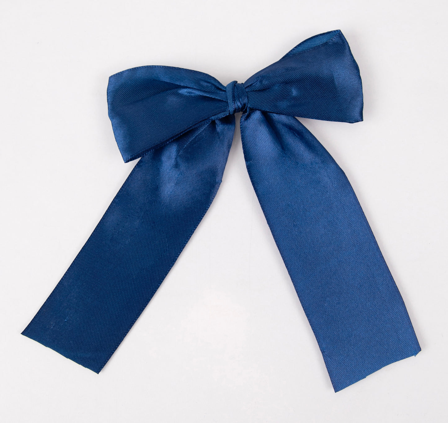 COBALT BLUE SILK BOW