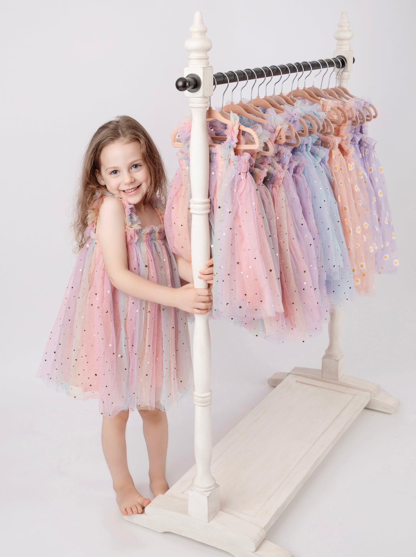 RAINBOW TULLE DRESS
