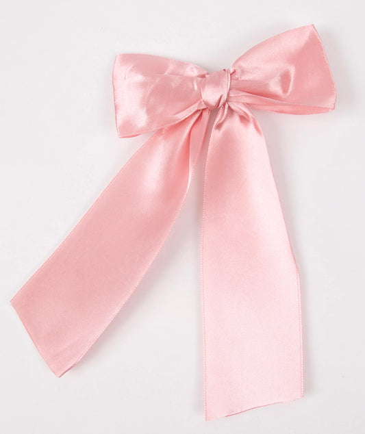 BALLET PINK SILK BOW