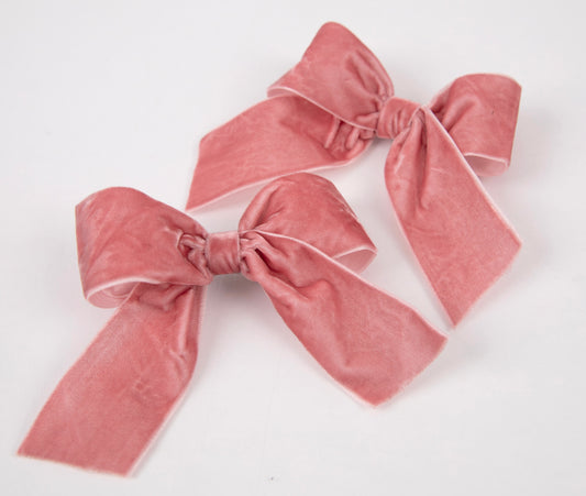 PINK VELVET BOW