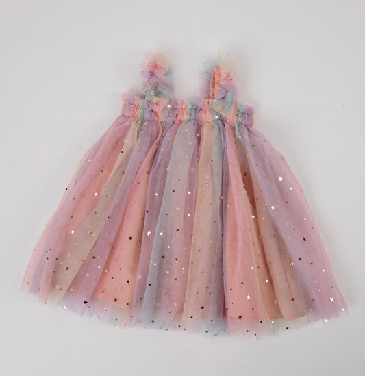 RAINBOW TULLE DRESS