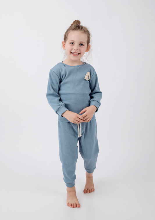 RAINBOW LOUNGE SET IN BLUE