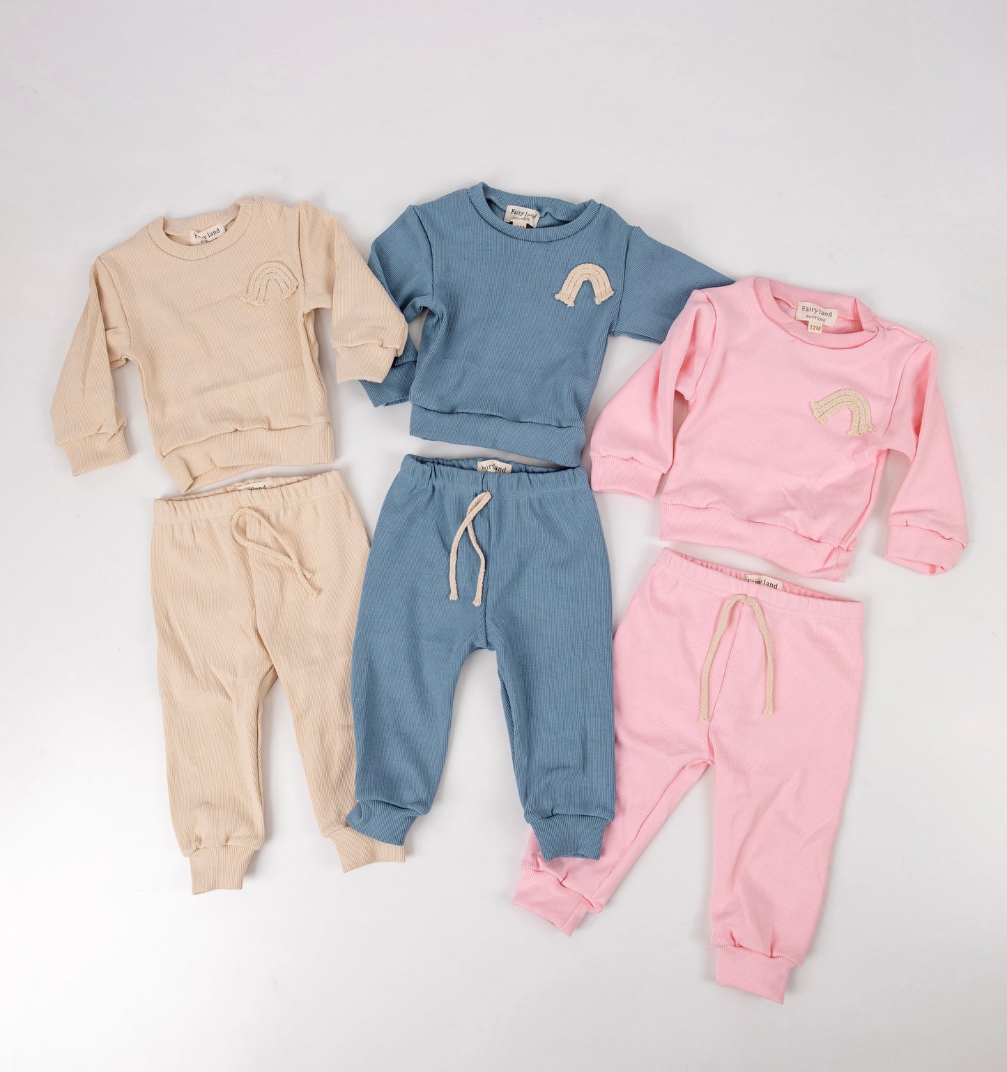 RAINBOW LOUNGE SET IN BLUE