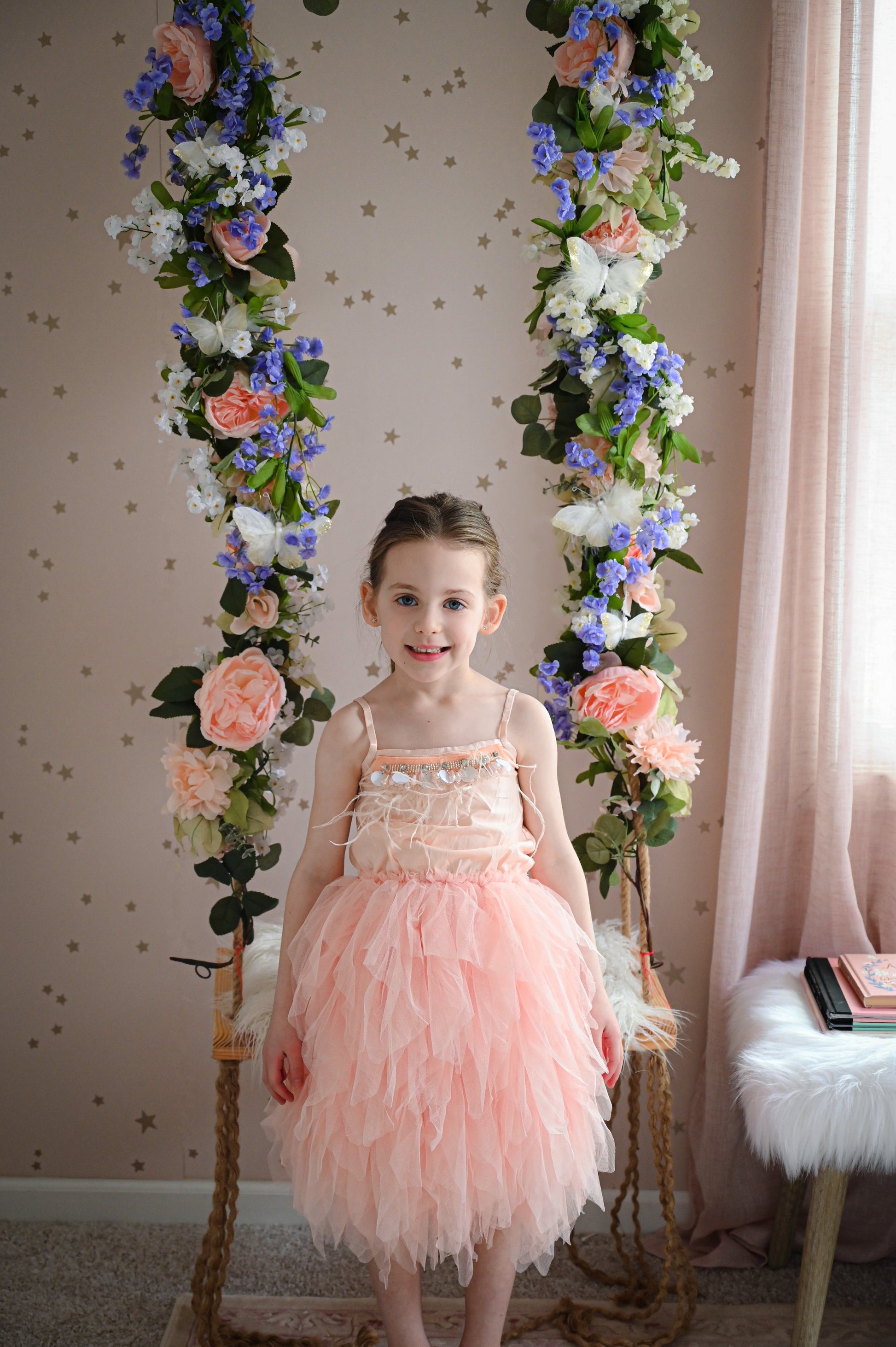 Pink confetti tulle dress – fairylandboutique