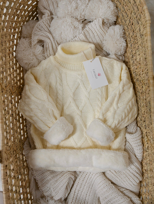 Snow knit sweater