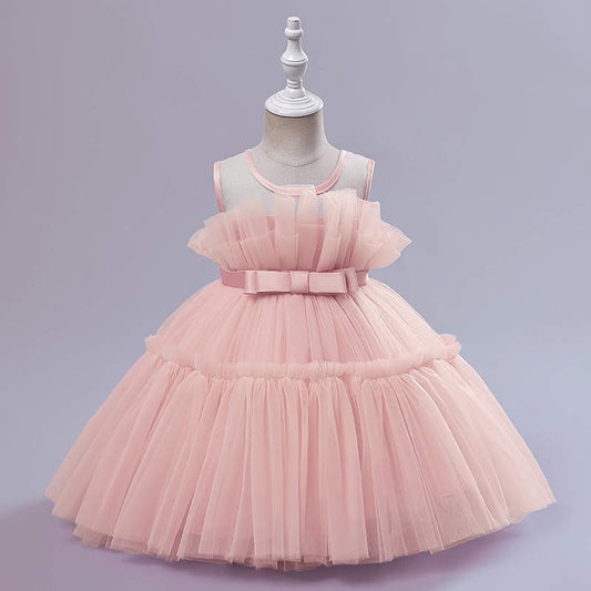Cotton candy ball gown